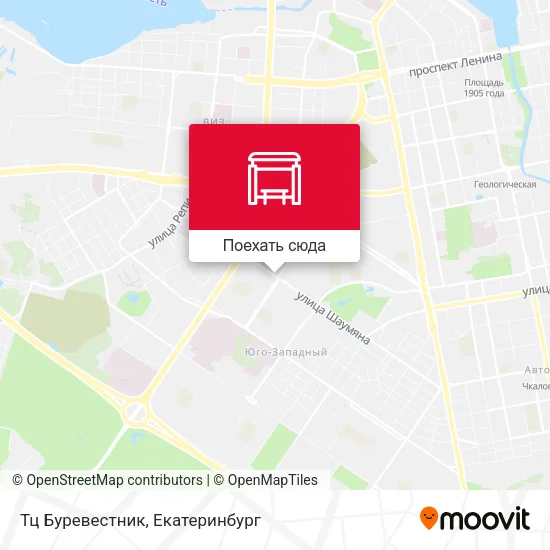 Карта Тц Буревестник