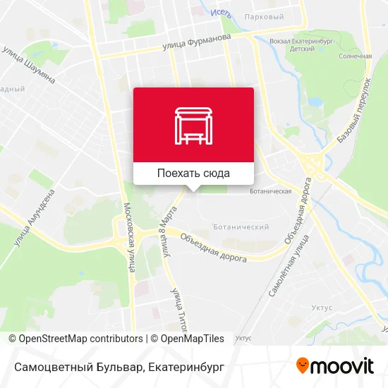 Карта Самоцветный Бульвар