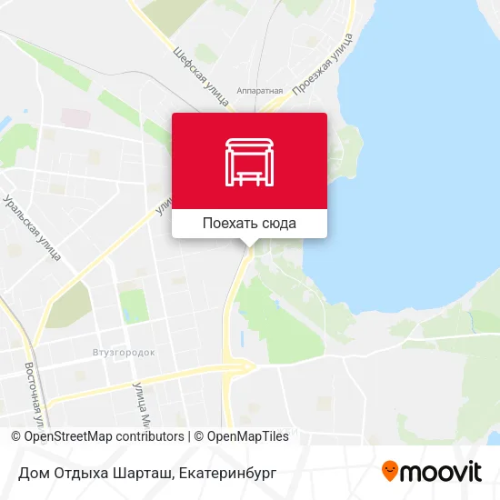 Карта Дом Отдыха Шарташ