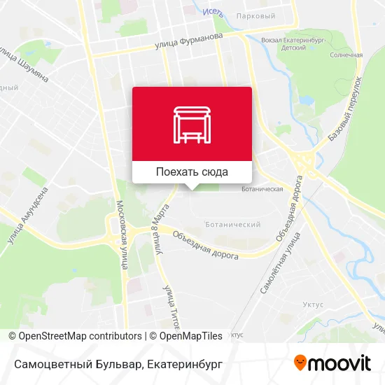 Карта Самоцветный Бульвар
