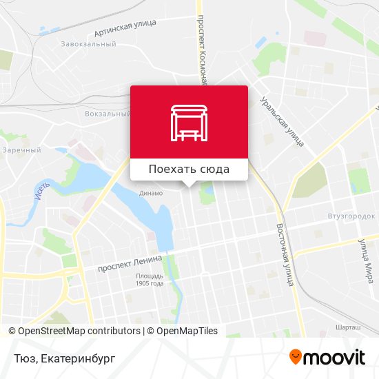 Карта Тюз