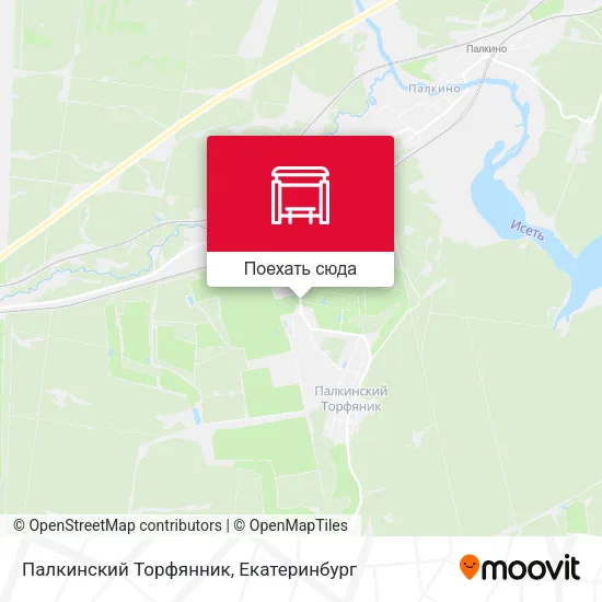 Карта Палкинский Торфянник