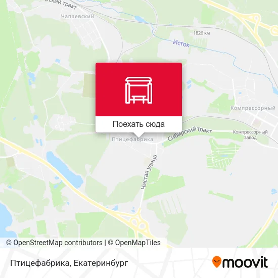 Карта Птицефабрика