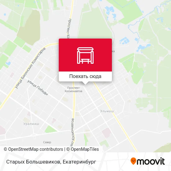 Карта Старых Большевиков