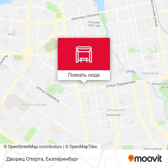 Карта Дворец Спорта