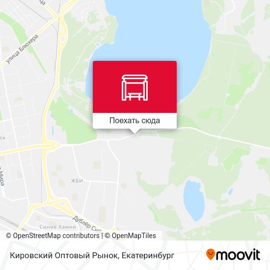 Карта Кировский Оптовый Рынок
