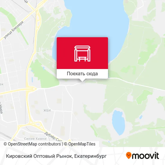 Карта Кировский Оптовый Рынок