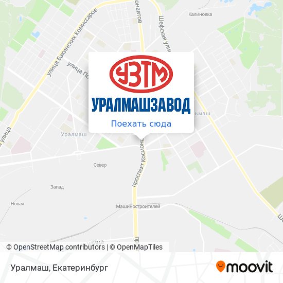 Екатеринбург уралмаш карта района