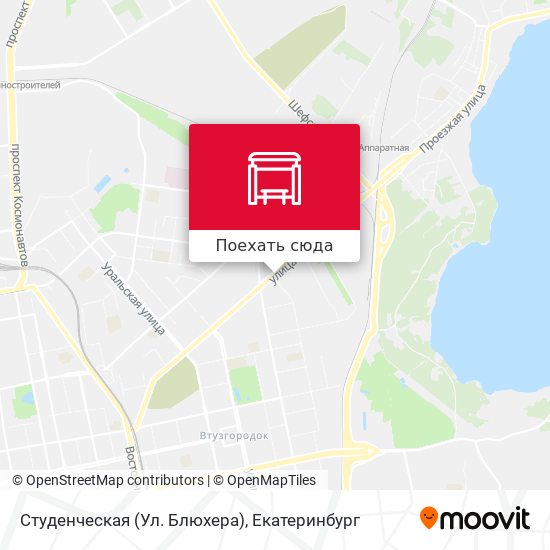Карта Студенческая (Ул. Блюхера)