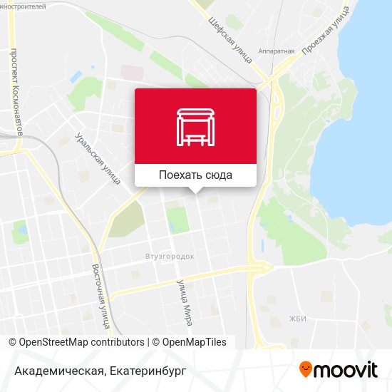 Карта Академическая
