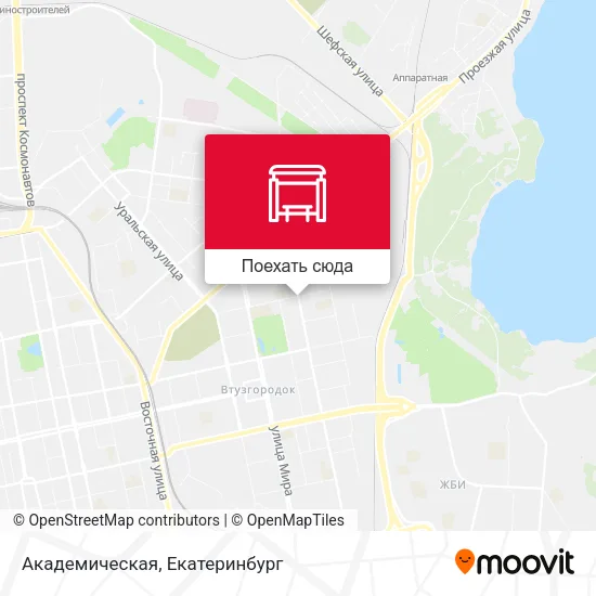Карта Академическая