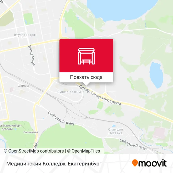 Карта Медицинский Колледж
