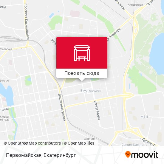 Карта Первомайская