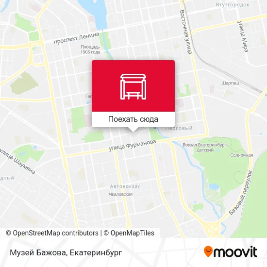 Карта Музей Бажова