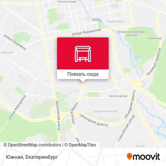 Карта Южная