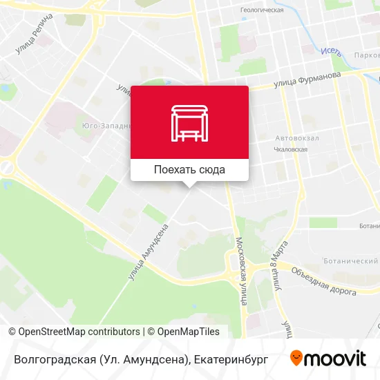 Карта Волгоградская (Ул. Амундсена)