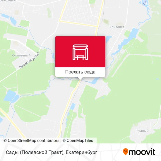Карта Сады (Полевской Тракт)