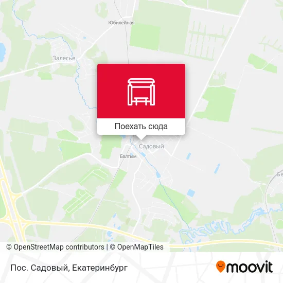 Карта Пос. Садовый
