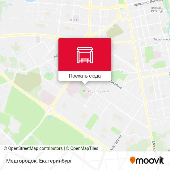 Карта Медгородок
