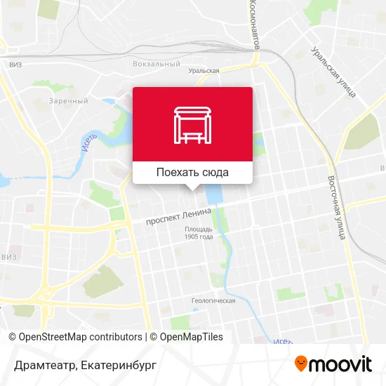 Карта Драмтеатр