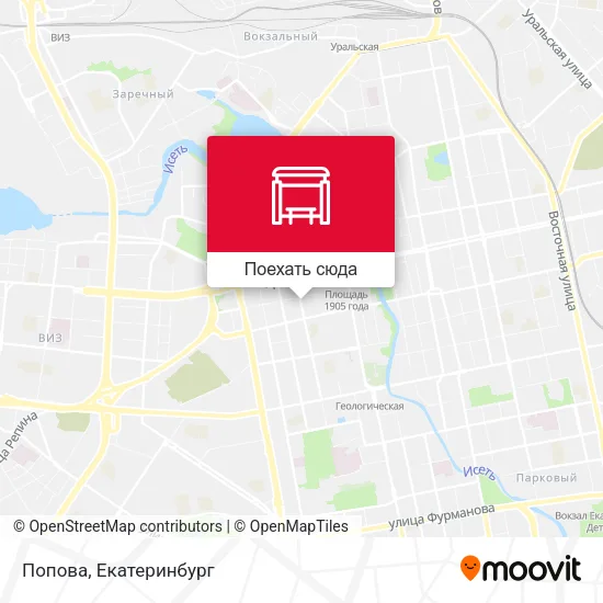 Карта Попова