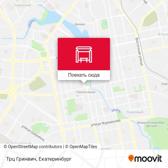 Карта Трц Гринвич