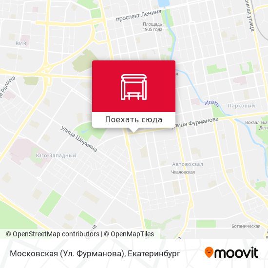 Карта Московская (Ул. Фурманова)