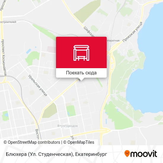 Карта Блюхера (Ул. Студенческая)