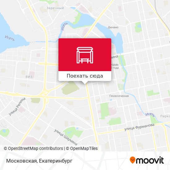 Карта Московская