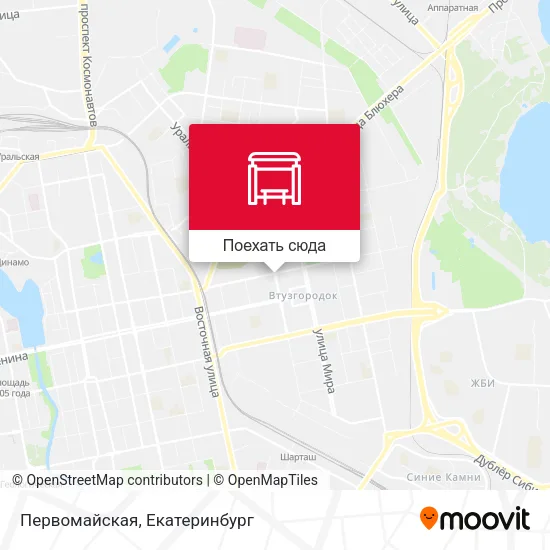 Карта Первомайская
