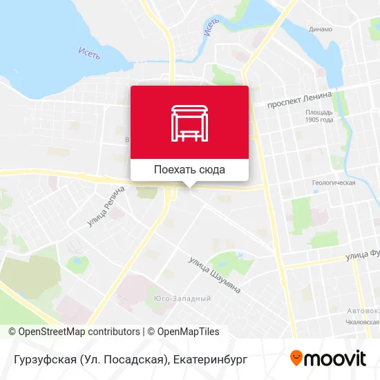 Карта Гурзуфская (Ул. Посадская)