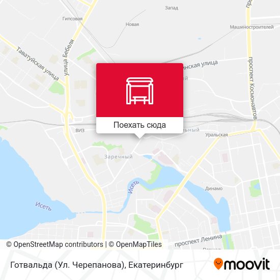 Карта Готвальда (Ул. Черепанова)