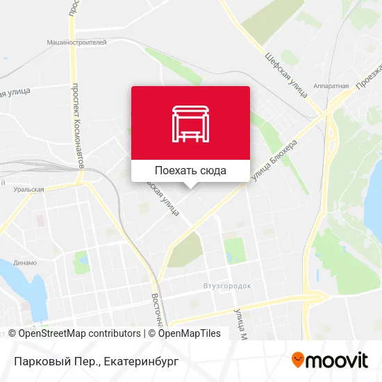 Карта Парковый Пер.
