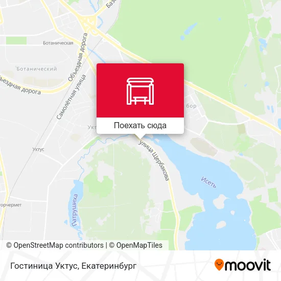 Карта Гостиница Уктус