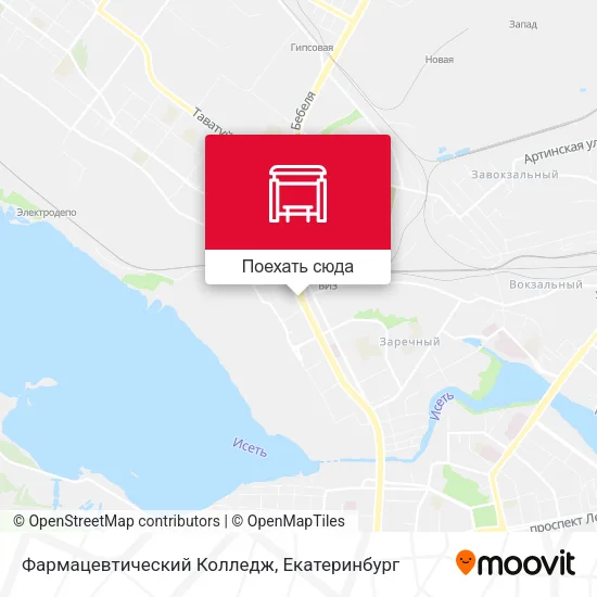 Карта Фармацевтический Колледж
