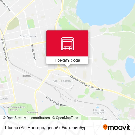 Карта Школа (Ул. Новгородцевой)