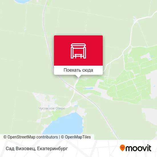 Карта Сад Визовец
