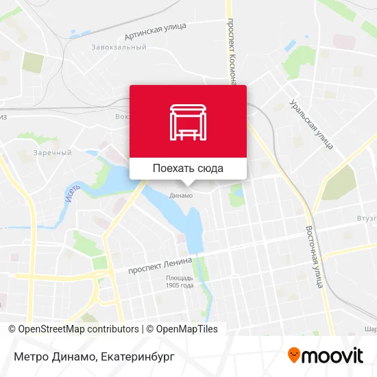 Карта Метро Динамо