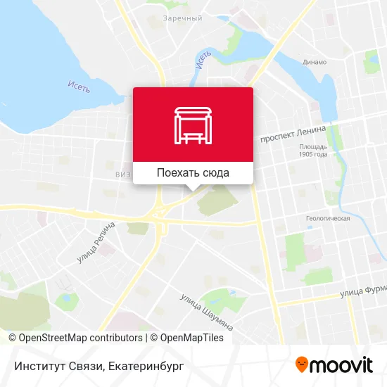 Карта Институт Связи