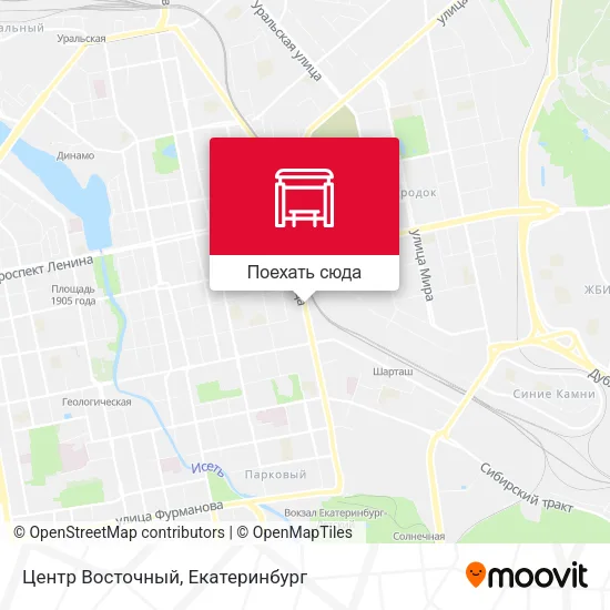 Карта Центр Восточный