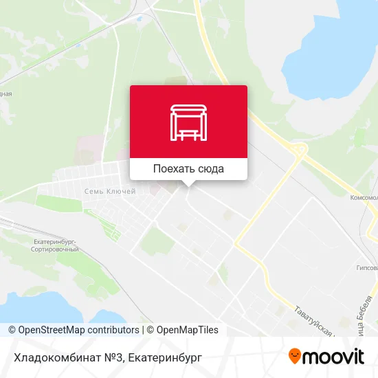 Карта Хладокомбинат №3