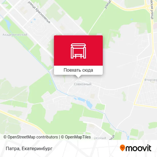 Карта Патра