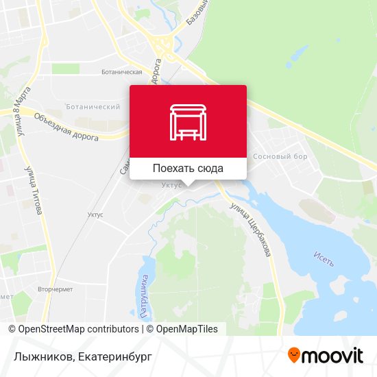 Карта Лыжников