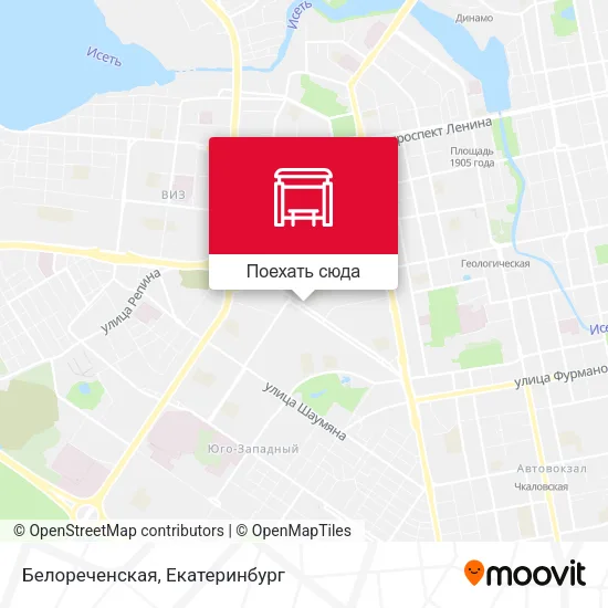 Карта Белореченская