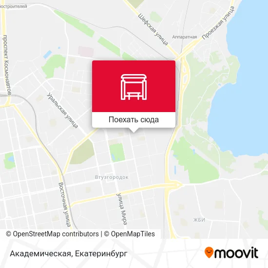 Карта Академическая