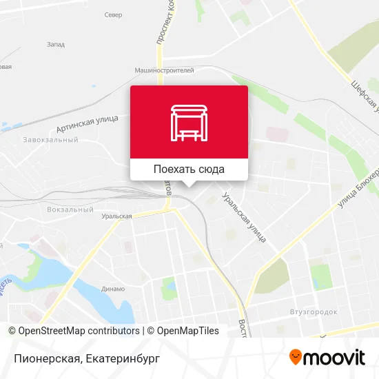 Карта Пионерская