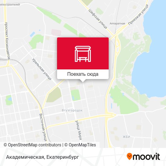 Карта Академическая