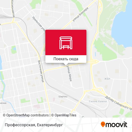 Карта Профессорская