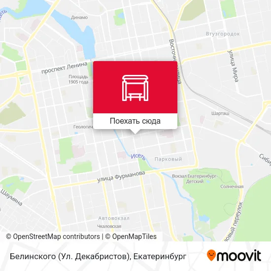 Карта Белинского (Ул. Декабристов)