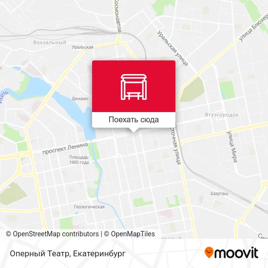 Карта Оперный Театр